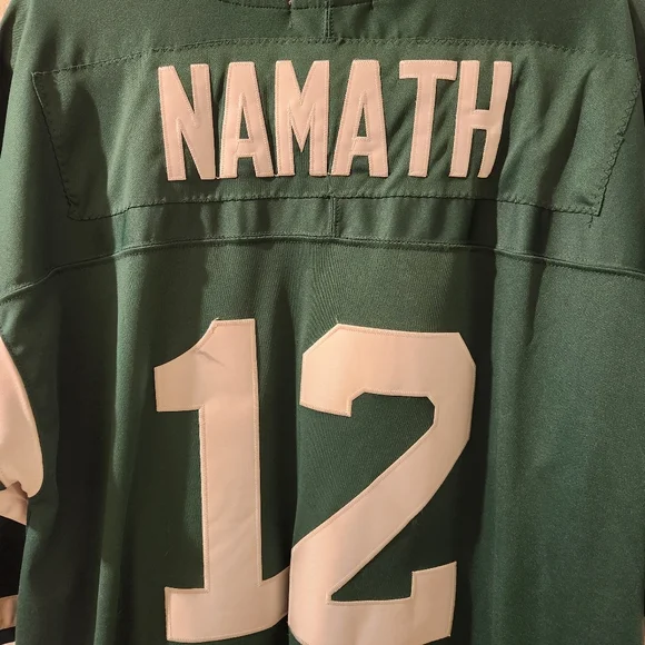 NFL Mitchell & Ness New York Jets Joe Namath Throwback Jersey Size 50 - Picture 6 of 7
